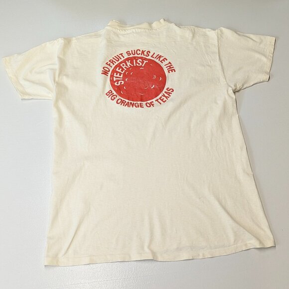 Extremely Vintage U of A Fayetteville Beat Texas Week King Pizza Tee 1983 XL - Picture 3 of 14